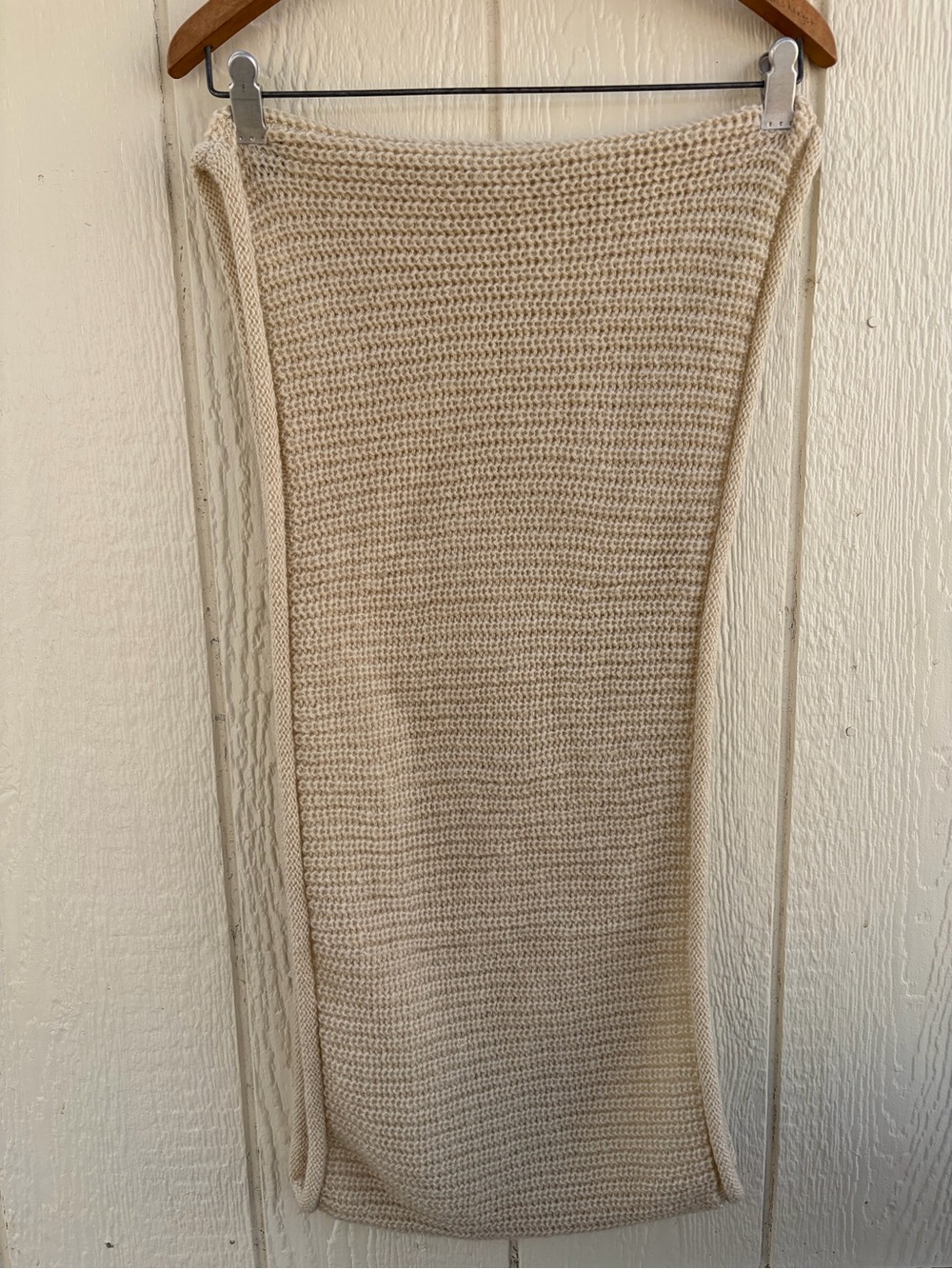 Unisex Large warm knitted long winter scarf